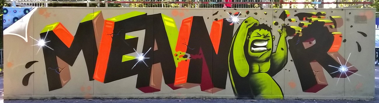 Graffiti Wall - Photo by meanr - meanr (2015)