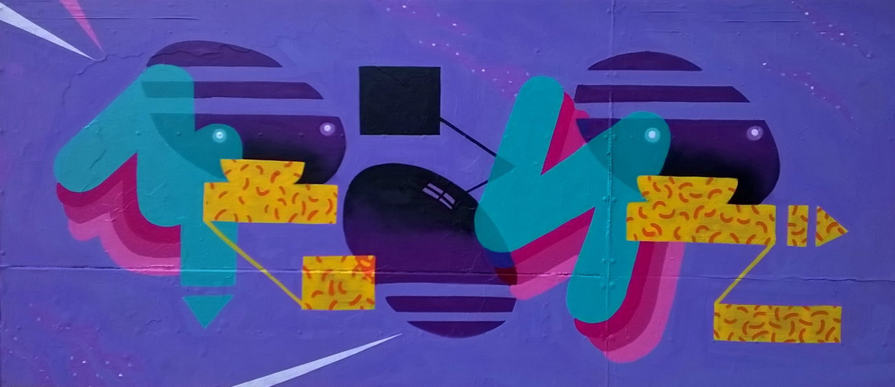 Graffiti Wall - Photo by meanr - meanr (2016)