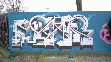 Graffiti Wall - Photo by meanr - meanr (2015)