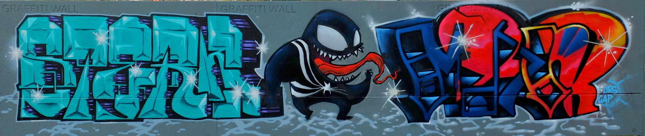 Graffiti Wall - Photo by meanr - meanr (2015)