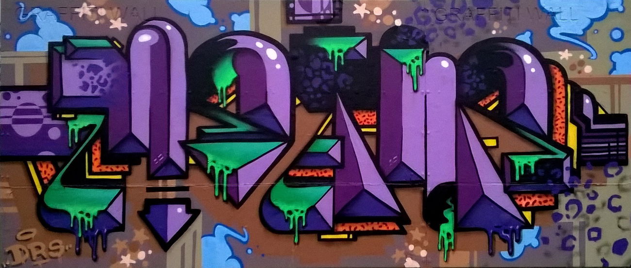 Graffiti Wall - Photo by meanr - meanr (2016)