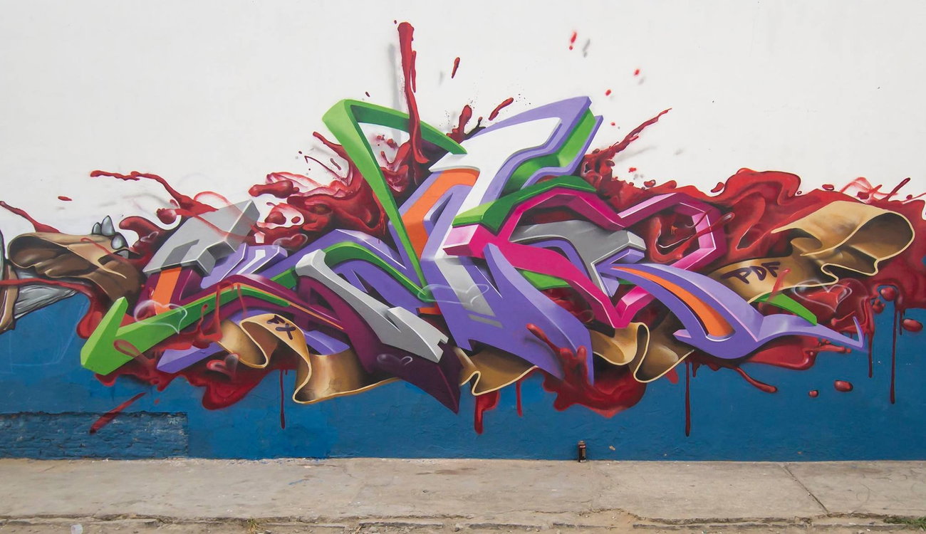 Graffiti Wall - Photo by medusa