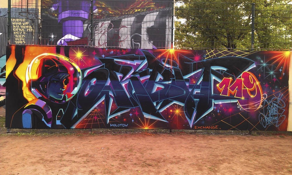 Graffiti Wall - Photo by medusa