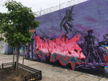Graffiti Wall - Photo by medusa - ny, bronx (2017)