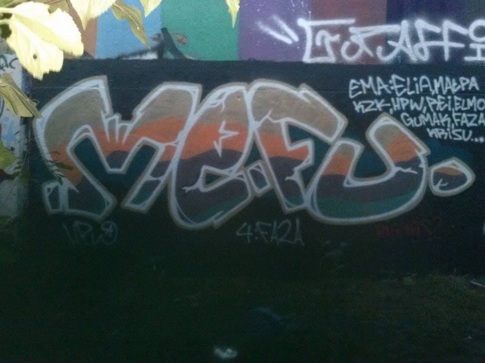 Graffiti Wall in Brazil - Photo by meefciu