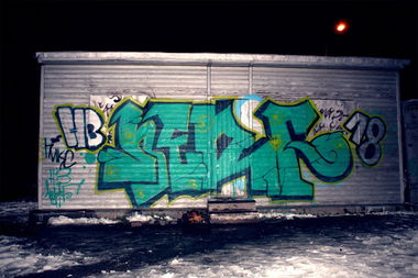 Graffiti Wall - Photo by meeo