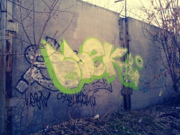Graffiti Bombing in Ekaterinburg - Photo by meku
