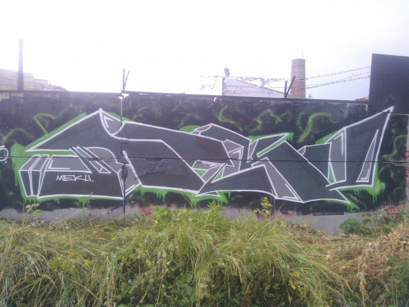 Graffiti Wall in Yekaterinburg - Photo by meku - meku, rwb, rawboys (2013)