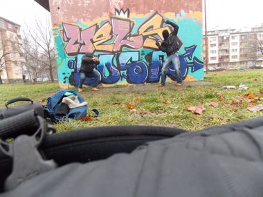 Graffiti Wall in Pancevo - Photo by melskobadass