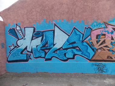 Graffiti Wall in Pancevo - Photo by melskobadass