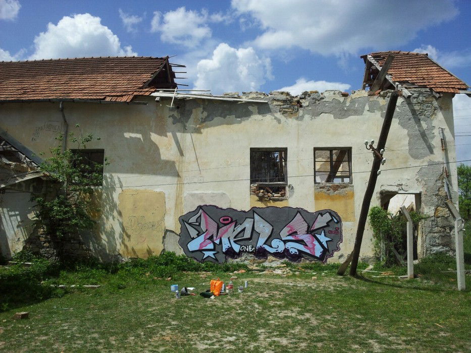 Graffiti in Visegrad - Photo by melskobadass