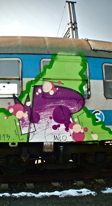 Graffiti Train - Photo by member2013 (2013)
