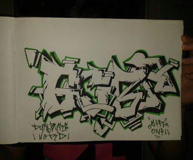 Graffiti Sketch - Photo by merone - gcbs, mer, one (2014)