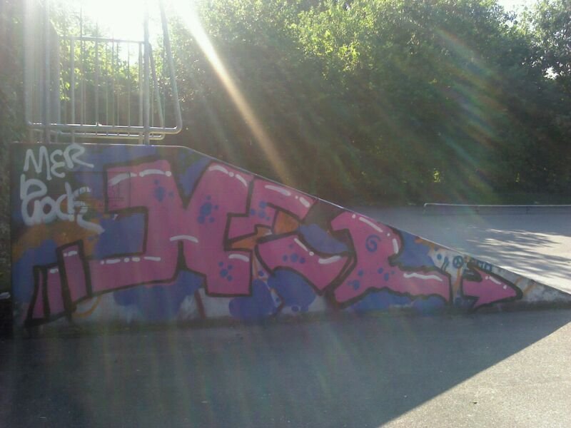 Graffiti Wall - Photo by merone - mer, zock (2013)