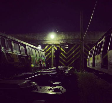 Graffiti Train - Photo by mesa308 - msergraffiti (2015)