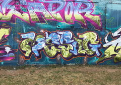 Graffiti Wall - Photo by mesag (2020)