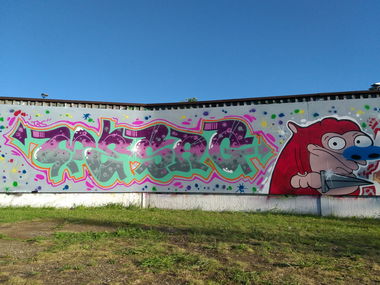 Graffiti Wall - Photo by mesag (2020)