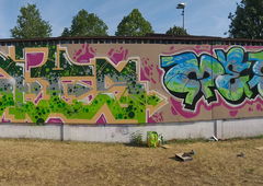 Graffiti Wall - Photo by mesag (2020)