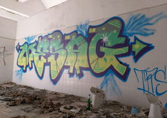 Graffiti Wall - Photo by mesag (2020)