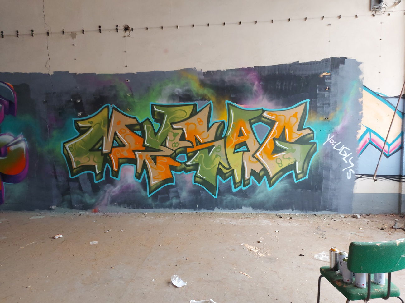 Graffiti Wall - Photo by mesag (2020)