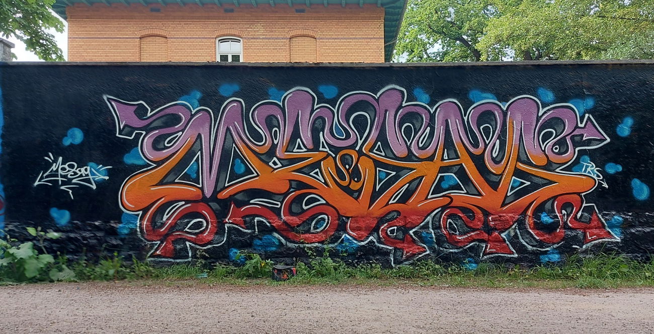 Graffiti Wall - Photo by mesag (2021)