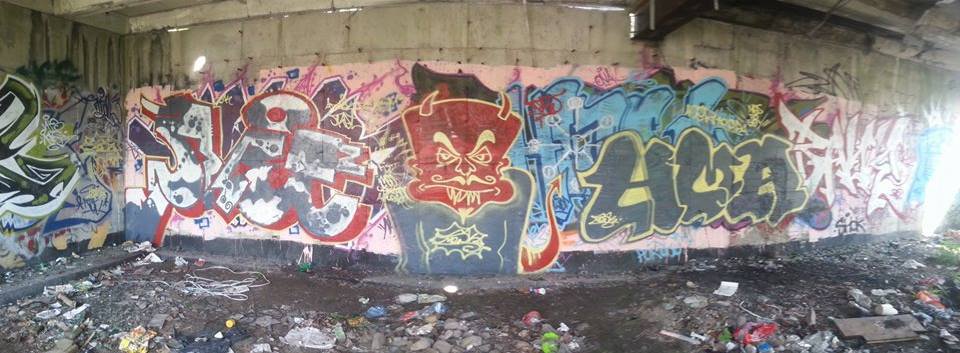 Graffiti Wall - Photo by messu - skes.mes.hma (2014)
