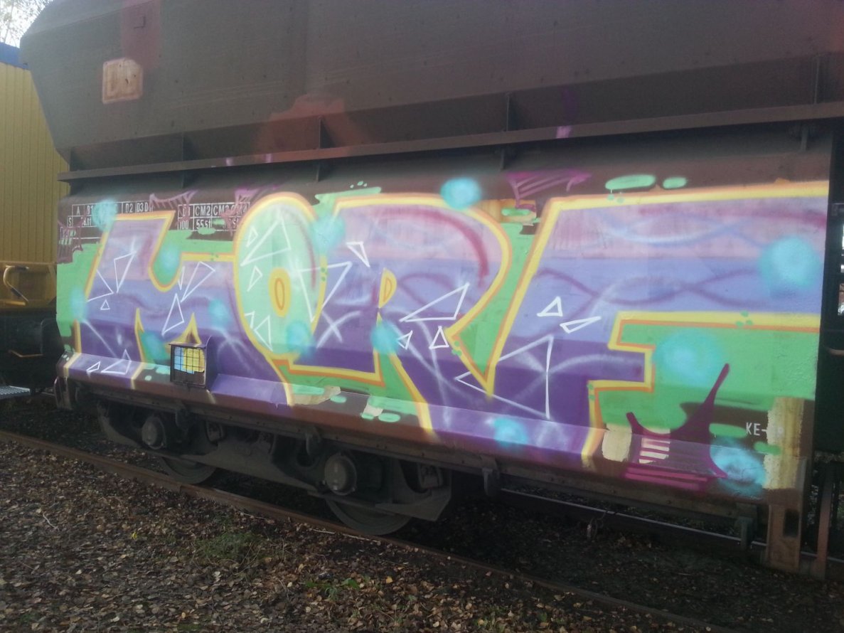 Graffiti Train - Photo by metamorphose - leipzig, morf, güter