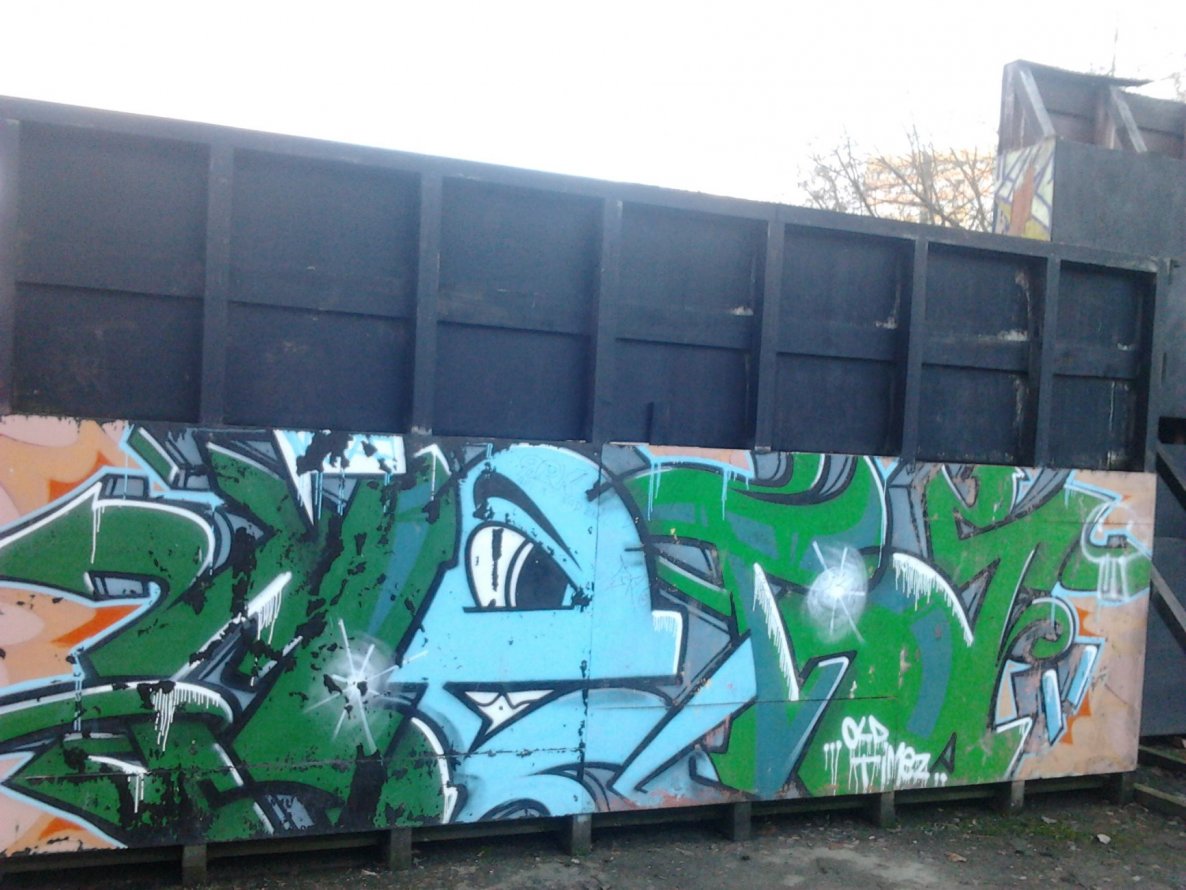 Graffiti Wall in Olsztyn - Photo by metanol