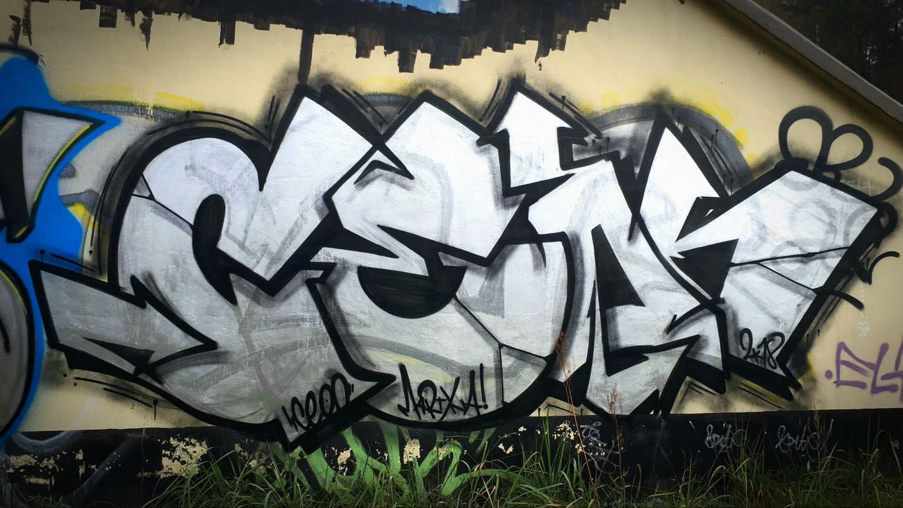 Graffiti Bombing in Olsztyn - Photo by metanol - ceonone (2018)