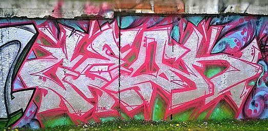 Graffiti Wall in Olsztyn - Photo by metanol