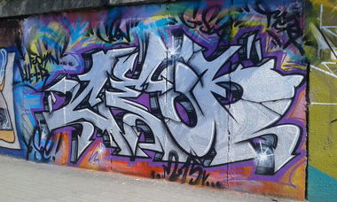 Graffiti Wall in Olsztyn - Photo by metanol (2015)