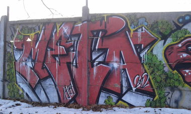 Graffiti Wall in Olsztyn - Photo by metanol