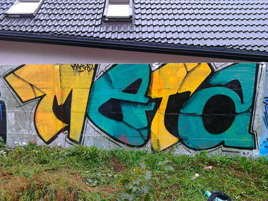 Graffiti Bombing in Olsztyn - Photo by metanol