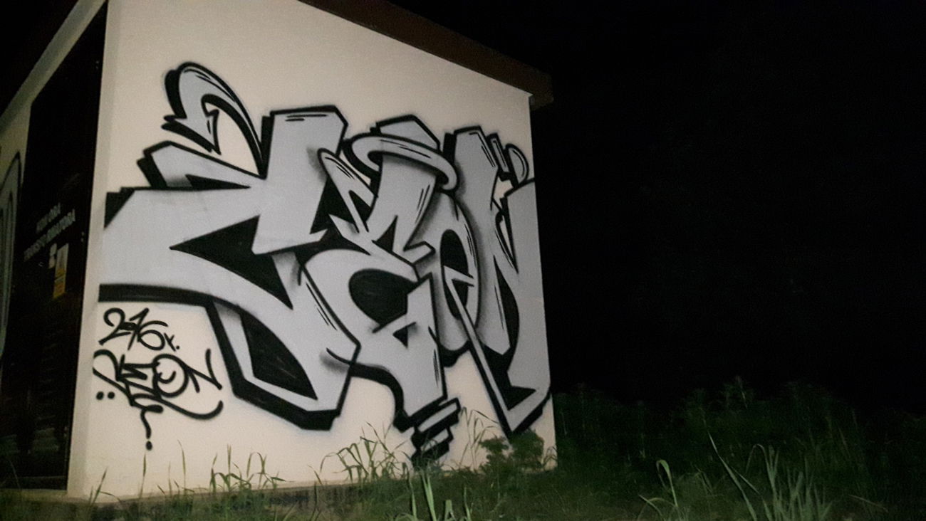 Graffiti Bombing - Photo by metanol