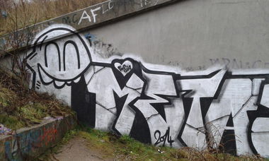 Graffiti Bombing in Olsztyn - Photo by metanol