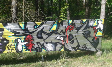 Graffiti Artwork in Olsztyn - Photo by metanol