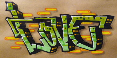 Graffiti Wall - Photo by meth - love (2015)