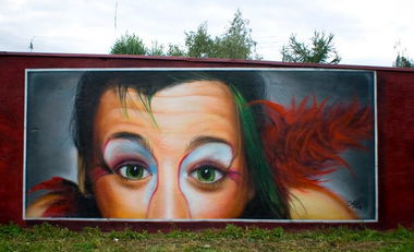 Graffiti Wall - Photo by mgrmors - mgr, mors, character