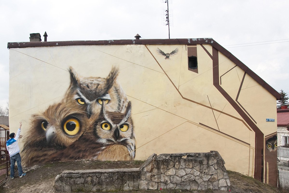 Graffiti Street Art - Photo by mgrmors - sowy, pi?czów, mgr (2013)