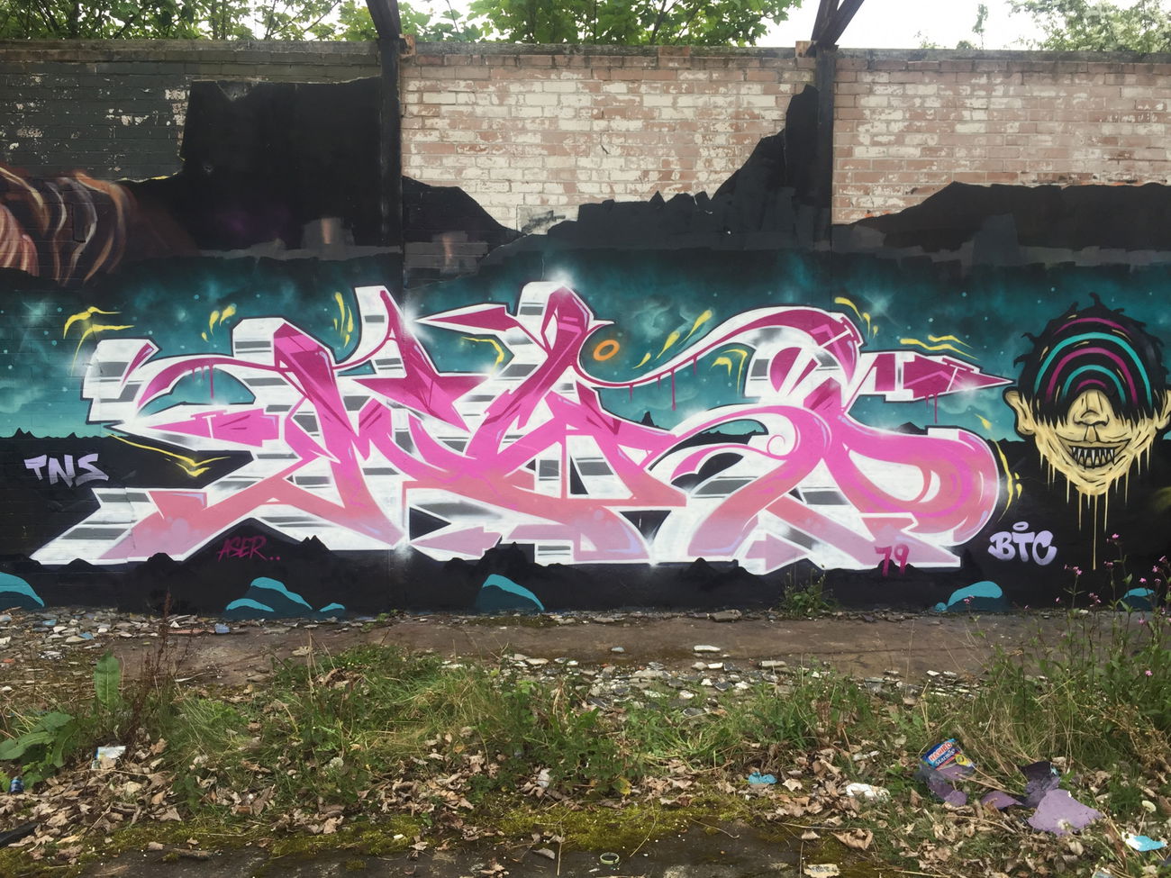 Graffiti Wall - Photo by micro79