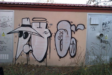 Graffiti Bombing in tyumen - Photo by microu - ou\\\\aye
