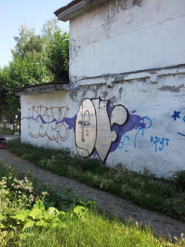 Graffiti Bombing in tyumen - Photo by microu - ou (2012)