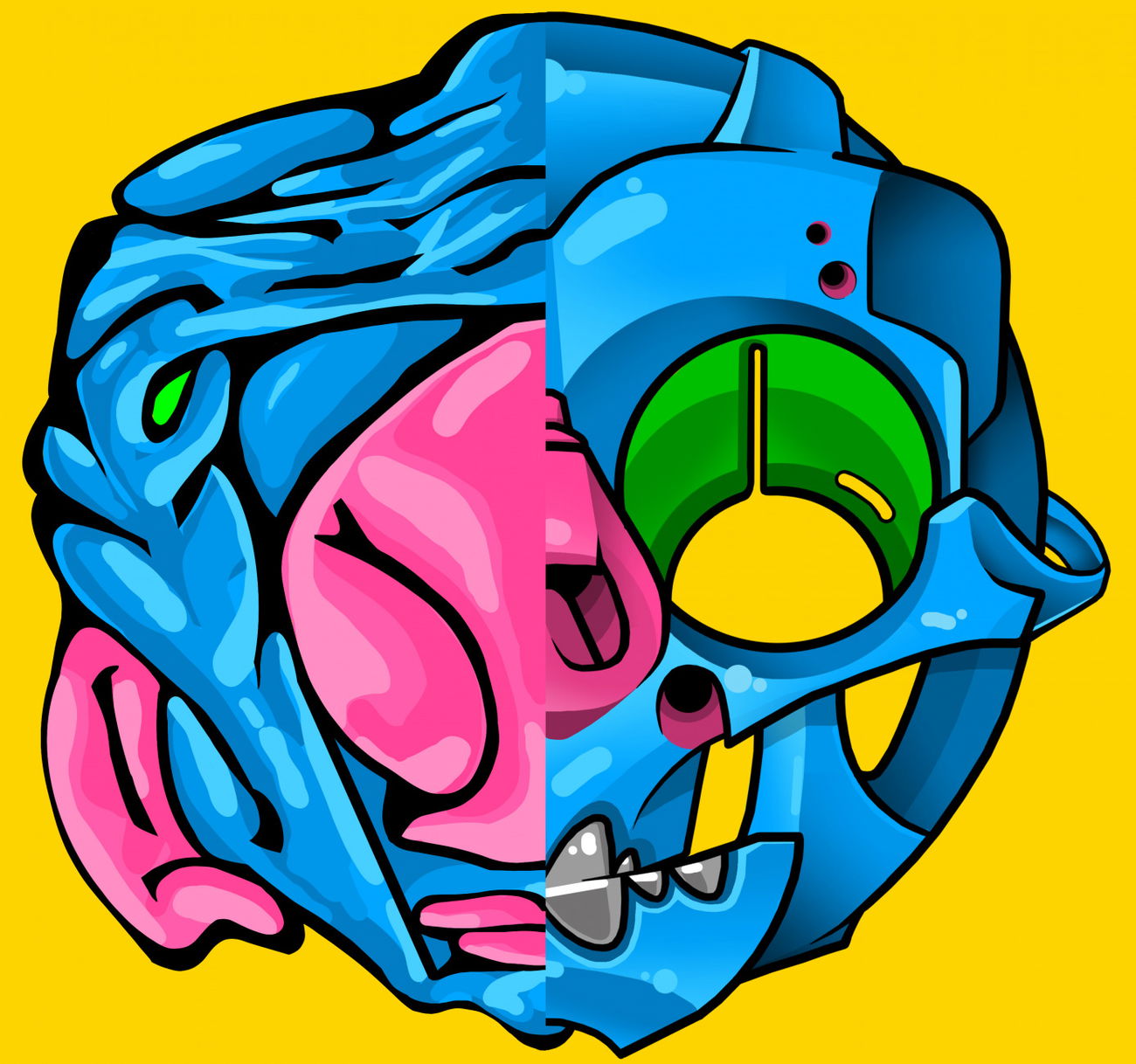 Graffiti Artwork in Бишкек - Photo by mide - ogmide (2020)