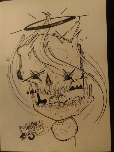 Graffiti Sketch - Photo by mide (2015)