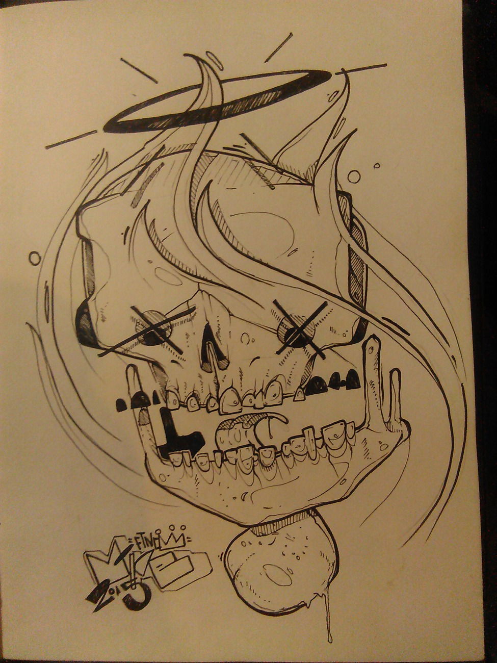 Graffiti Sketch - Photo by mide (2015)