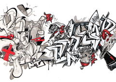 Graffiti Sketch - Photo by mide (2017)