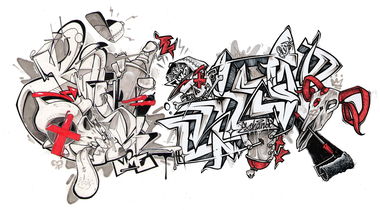 Graffiti Sketch - Photo by mide (2017)