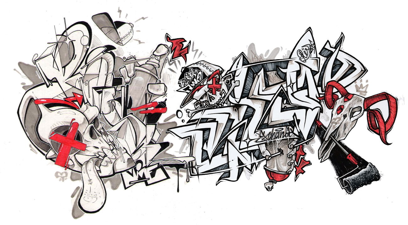 Graffiti Sketch - Photo by mide (2017)