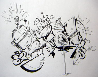 Graffiti Sketch - Photo by mide (2016)