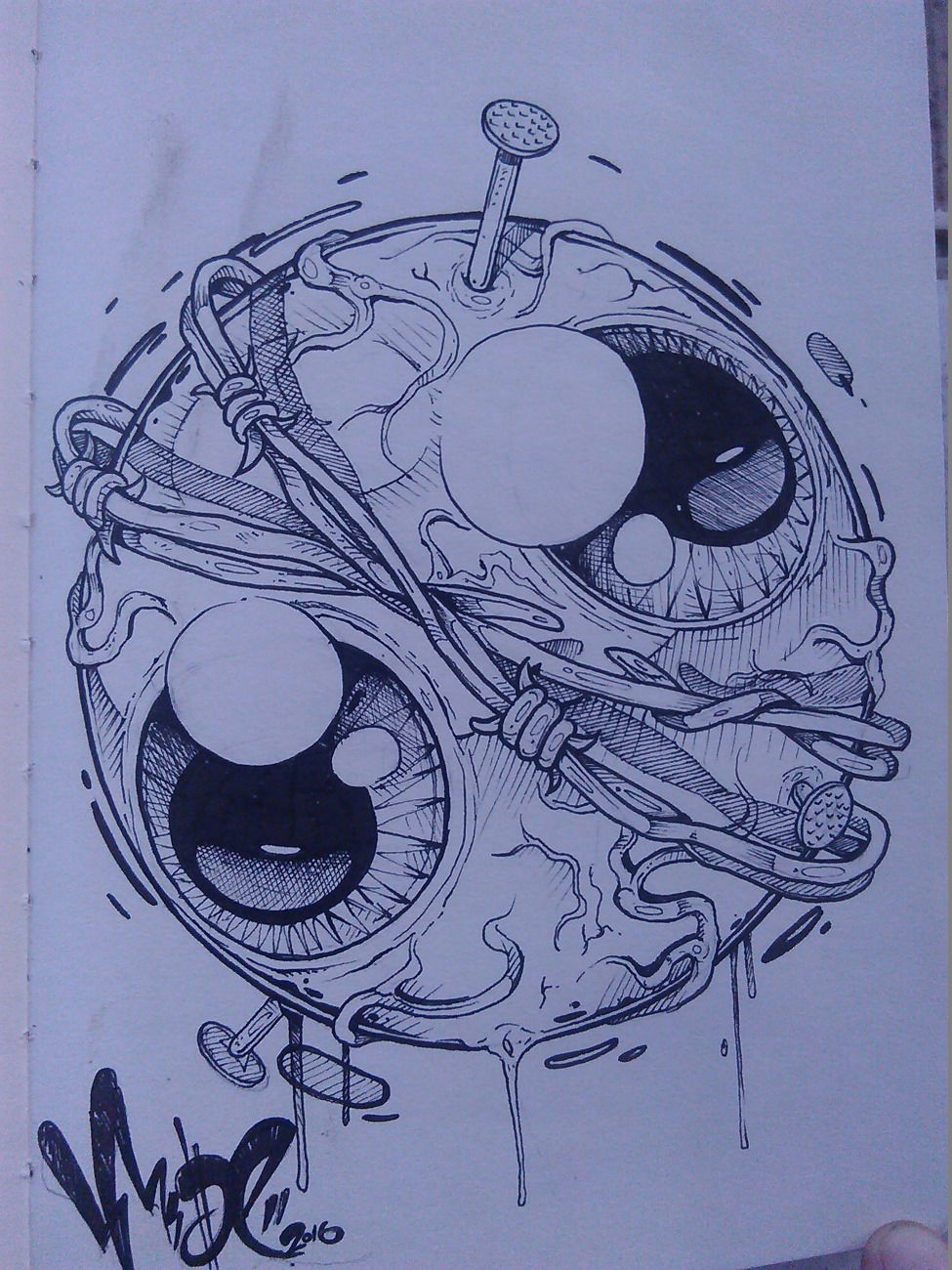 Graffiti Sketch - Photo by mide (2016)